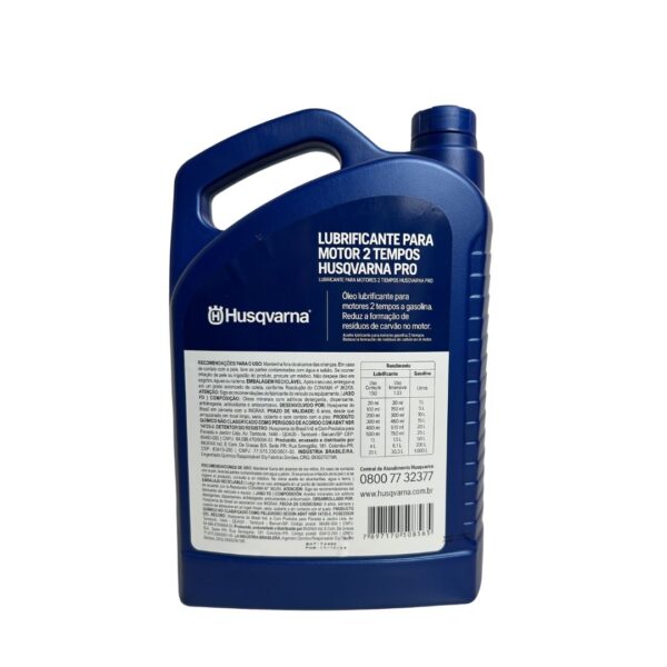 Óleo 2 Tempos Husqvarna Pro 4 Litros - Image 2
