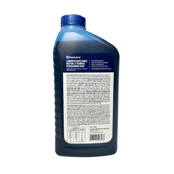 Óleo 2 Tempos Husqvarna Pro 1 Litro - Imagem 2